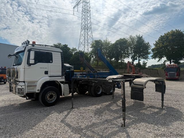 Skip truck MAN TGA 26.430 WECHSELSYSTEM Absetzer+SZM Retarder