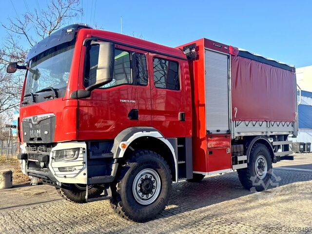 Feuerwehrfahrzeug Gerätewagen Logistik MAN TGM 13.290 4x4 Allrad Einzelbereifung
