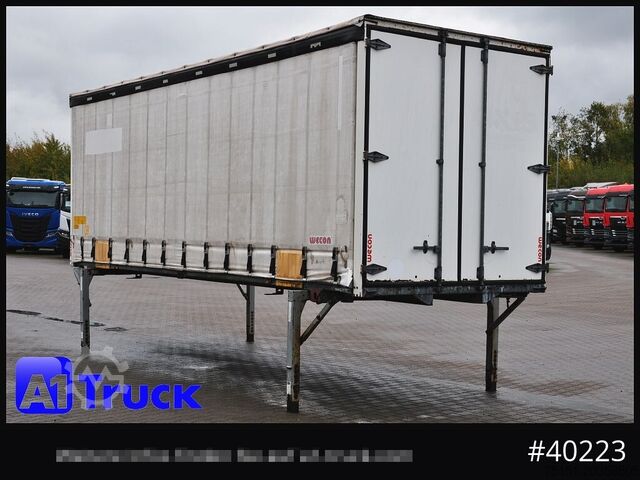 Wechselbrücke mit Pritsche & Plane WECON WPR 745, verzinkt, 2520  innen, Code XL