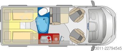 Kastenwagen Wohnmobil / Campervan PÖSSL Roadstar 600L mit Aufstelldach 180PS Automat