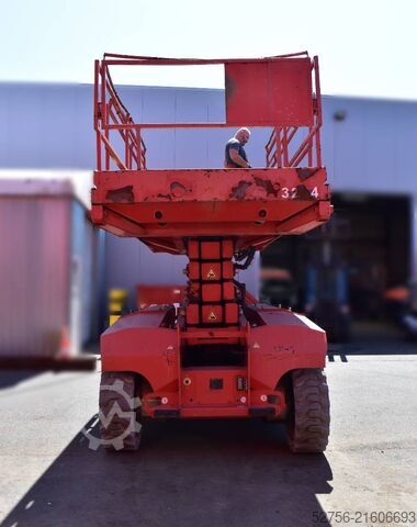 Scissor lift PB Lifttechnik S151-19E4x4, defekt