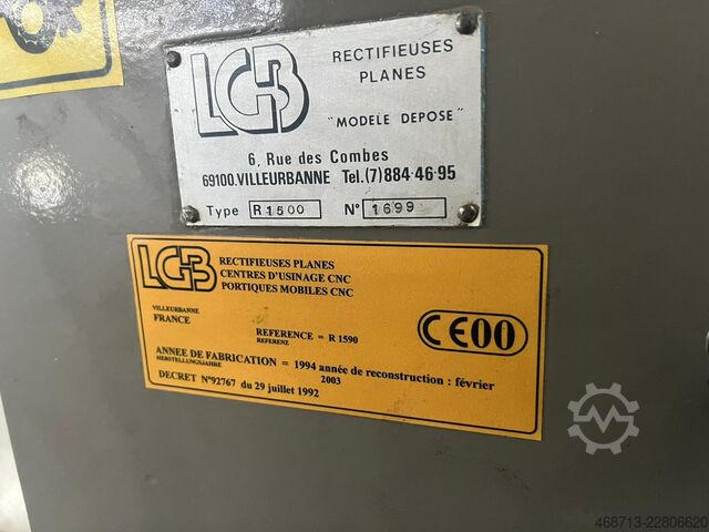 Vertical machining center lgb r1590