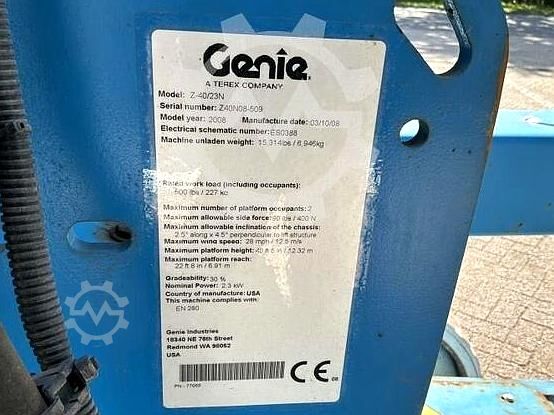 Lifting platform Genie Z-40/23N