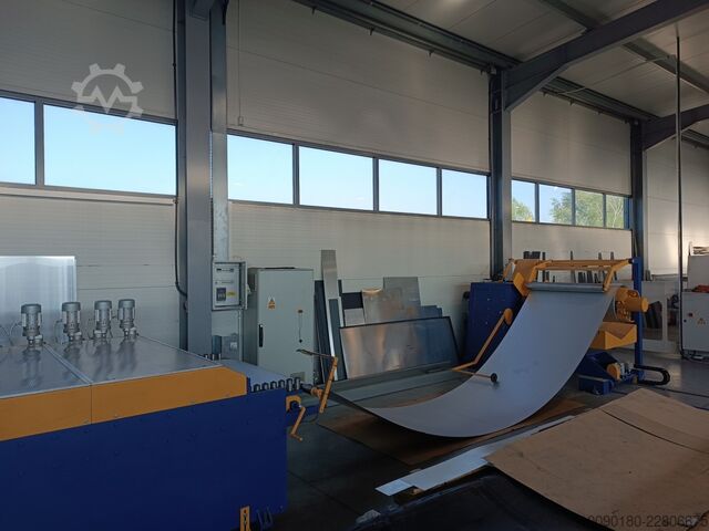 Line for decoiling, straightening, and cutting sheet metal Mechanika Maszyn Roman Wójcik Automat Wielozadaniowy