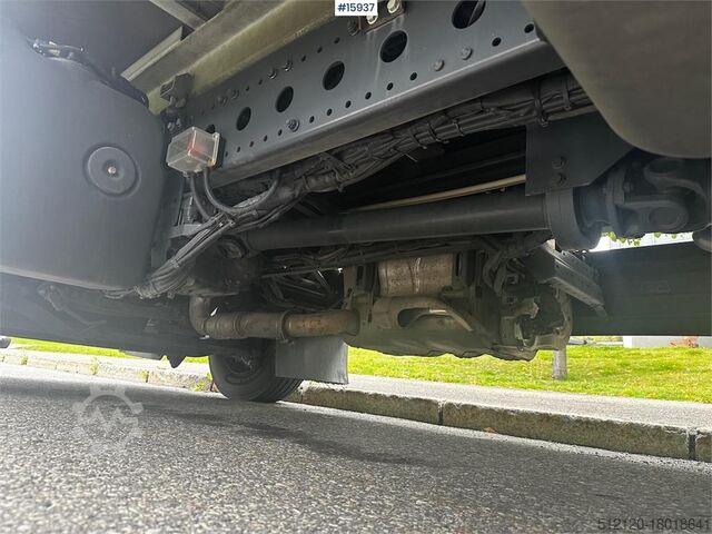 Box body Mercedes-Benz Atego Truck w/ rear lift.