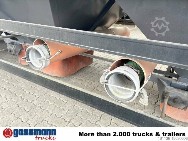 Auflieger Koehler Köhler-Elmshorn, SD163/8/66 Kombiliner, Staub-