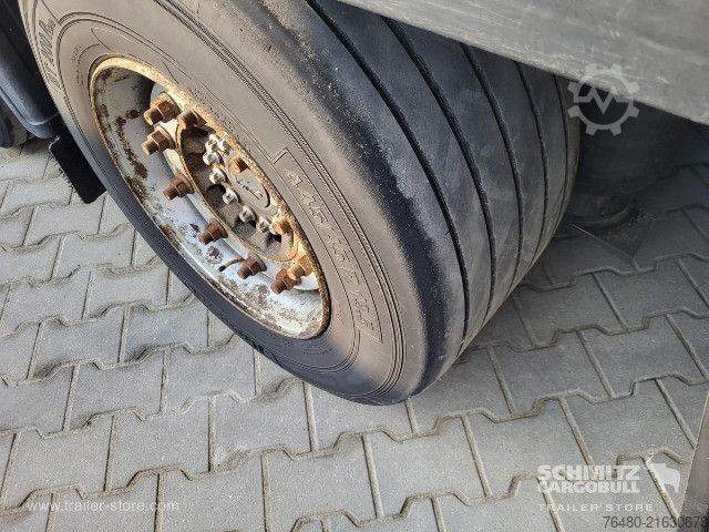 Auflieger mit Pritsche & Plane Schmitz Cargobull Schiebeplane Papier