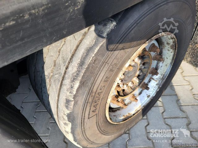Auflieger mit Pritsche & Plane Schmitz Cargobull Schiebeplane Papier
