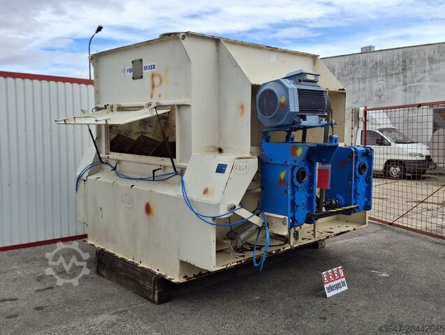 Zweischachtmischer, Paddelmischer 2000 l Halvor Forberg 2000LH