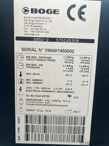 Schraubenkompressor BOGE C 20 F