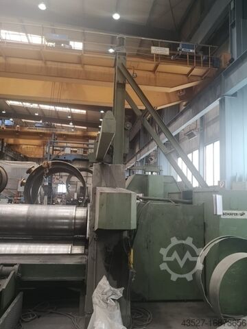 Bending machine horizontal SCHÄFER 4-Walzen Rundbiegemaschine