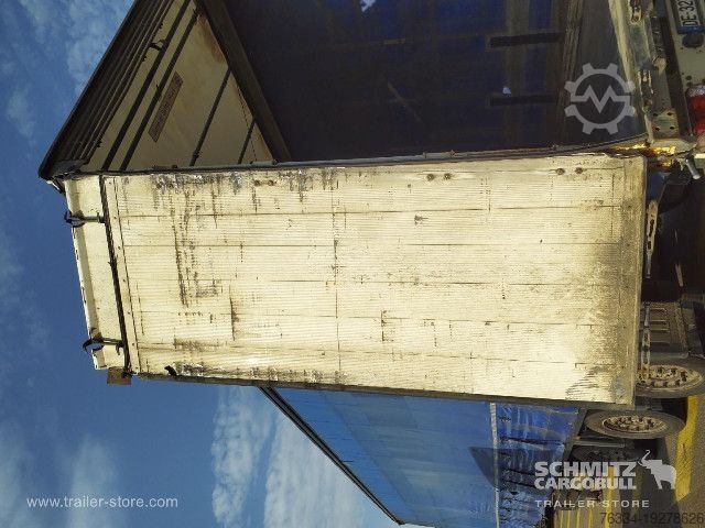 Open semitrailer with tarp Schmitz Cargobull Semitrailer Curtainsider Mega