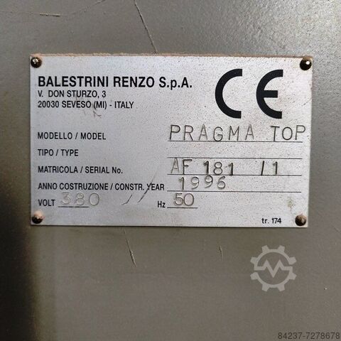 Double-sided drilling machine BALESTRINI Balestrini Pragma Top