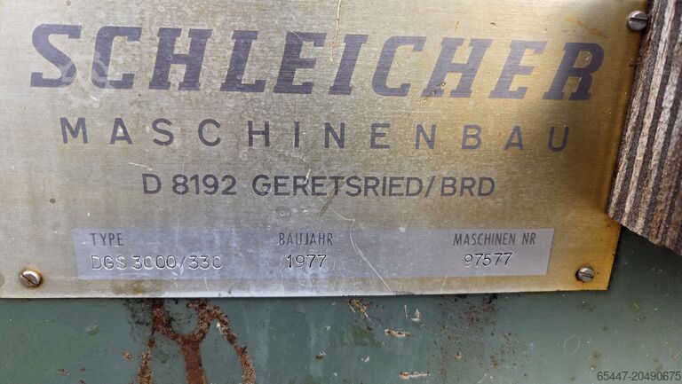 Schleicher DGS 300 double mitre saw Schleicher DGS 3000/330