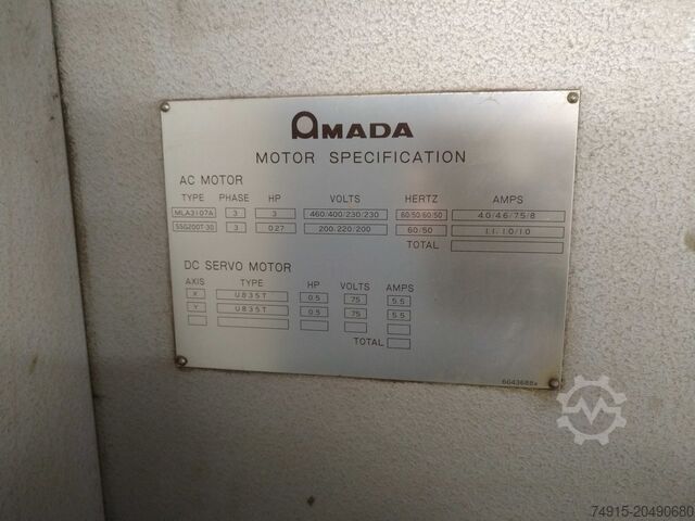 10-fach Revolver-Programmstanzmaschine Amada ARIES 222