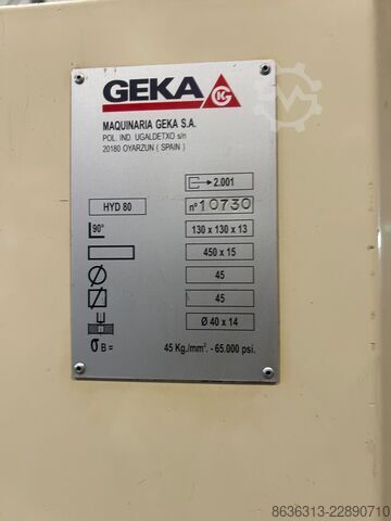 Section steel shear GEKA 