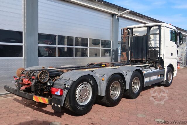 BDF-System MAN TGX 35.480 8X4-4BL/ MANUAL/ 26T HOOK/ HYVA LIFT/