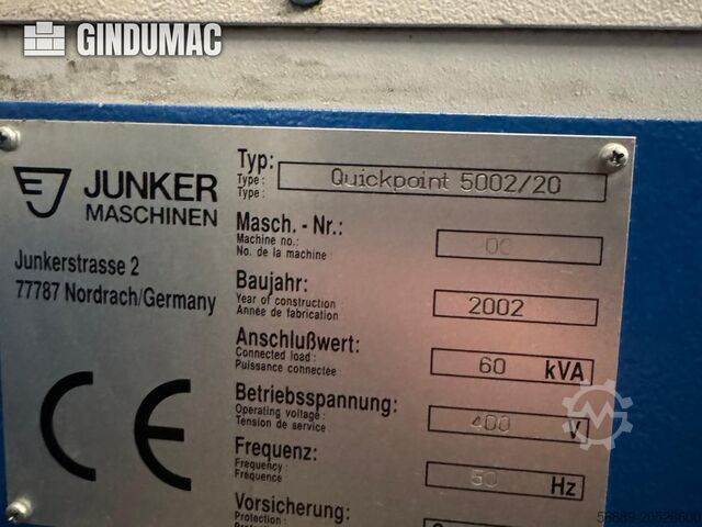Flachschleifmaschine JUNKER QUICKPOINT 5002/10