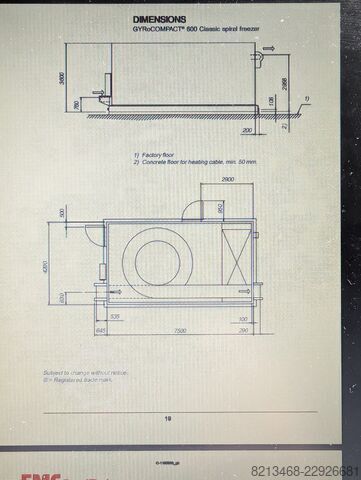 Meat processing machine Frigoscandia classic 600
