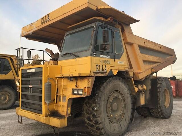 Rigid dump truck Komatsu HD 605-5