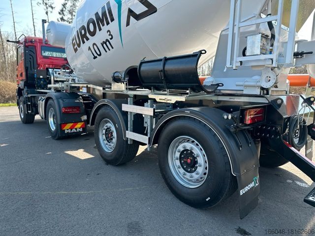 Concrete mixer truck  EUROMIX MTP - 10m³ Betonmischer-Auflieger