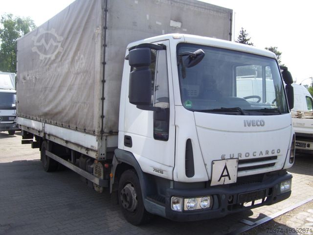 Transporter mit Pritsche & Plane IVECO EURO CARGO 75E18 EURO 5