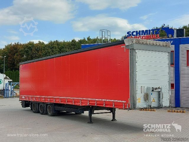 Open semitrailer with tarp Schmitz Cargobull Curtainsider Mega