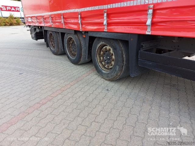 Open semitrailer with tarp Schmitz Cargobull Curtainsider Mega