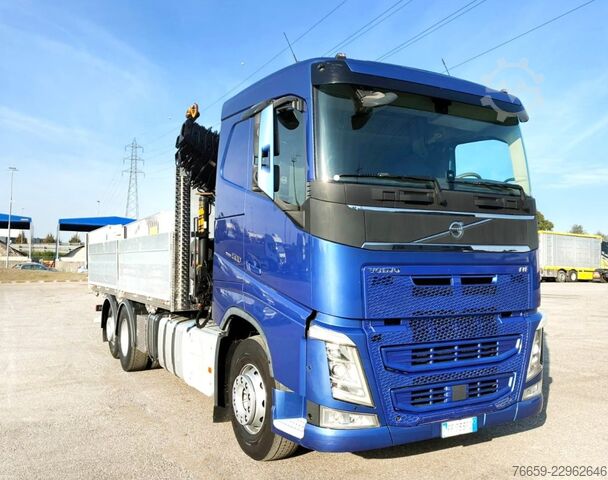 Standard tractor unit VOLVO FH 500 gru+cassone fisso