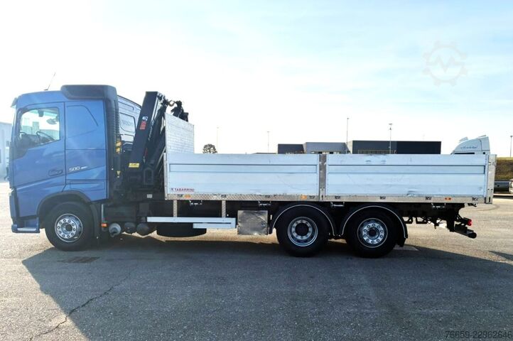 Standard tractor unit VOLVO FH 500 gru+cassone fisso