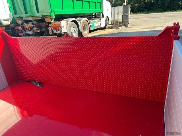 Roll-off container  CONTAINER SCARRABILE NUOVO A PIANALE CON SPONDE