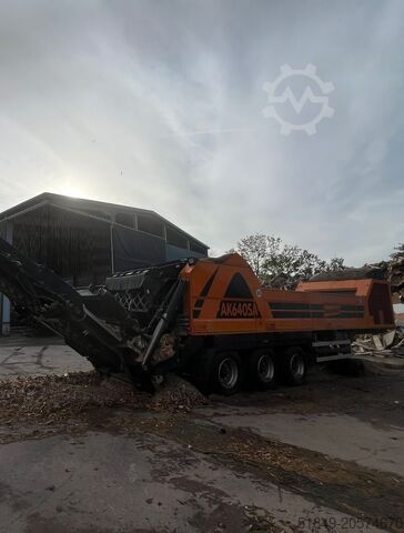 Mobile shredding plant Doppstadt AK 640 SA
