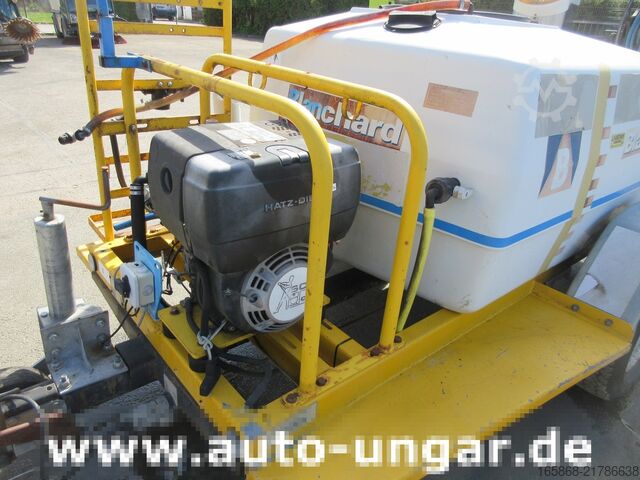 Water tank trailer Blanchard Gießanhänger mit Sprühbalken Bewässerung