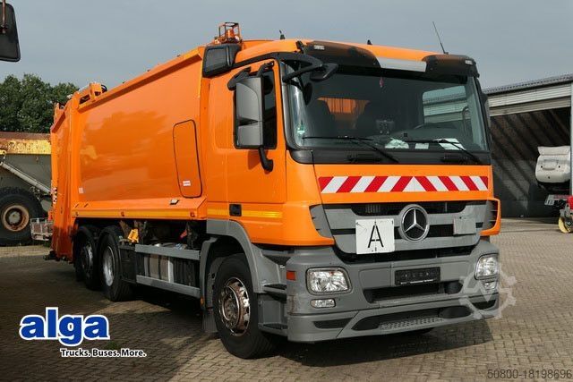 Garbage truck MERCEDES-BENZ 2532 L Actros 6x2,Schörling, Terberg, Lenk-Lift