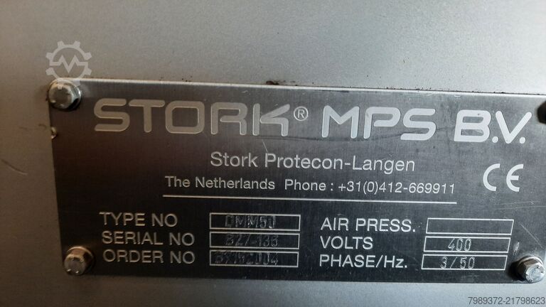 Bone Separator Stork MPS B.V Stork MPS B.V. typ DMM50;