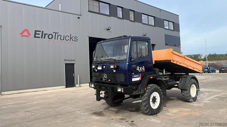 3-way tipper Mercedes-Benz SK 1317 (4X4 / LAMES / AUXILAIRY / HELPER / MAN...