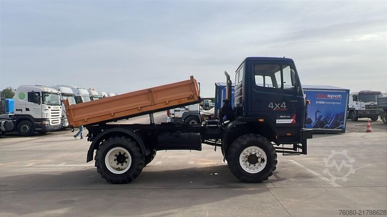 3-way tipper Mercedes-Benz SK 1317 (4X4 / LAMES / AUXILAIRY / HELPER / MAN...