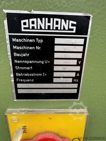 Tischfräse PANHANS Tischfräse Typ 259 PANHANS