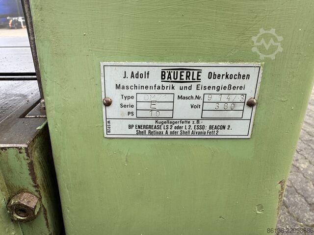 Dickenhobelmaschine BÄUERLE DM 71 