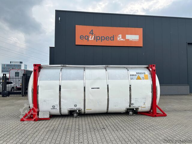Container Van Hool 20FT SWAP / 30.600L / 3-COMPARTMENTS / L4BN / U...