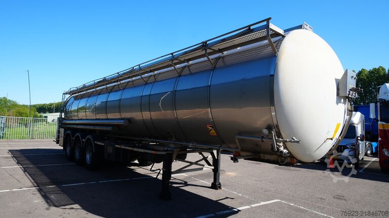 Lebensmitteltanker Van Hool 3 axle food tank trailer 33.300ltr