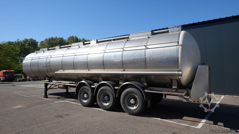 Lebensmitteltanker Van Hool 3 axle food tank trailer 33.300ltr