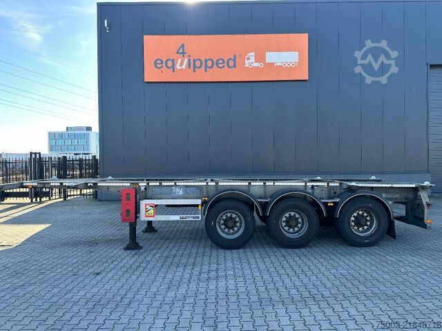 Container transportation Van Hool 20FT/30FT ADR CHASSIS / galvanized / BPW DRUM /...