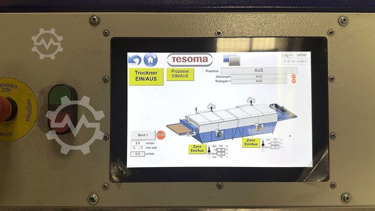 Continuous dryer Tesoma Compact Eight-G-18-HH-SR
