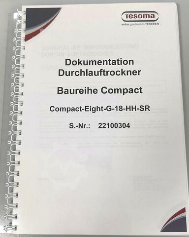 Continuous dryer Tesoma Compact Eight-G-18-HH-SR