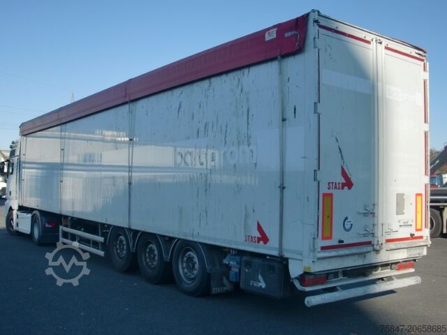 Semi-trailer with walking floor Stas S 300 ZX Cargofloor 10 mm 2x Liftachse