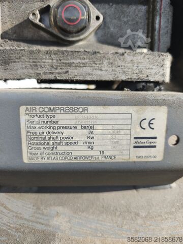 Piston compressor Atlas Copco LE-55-10-250