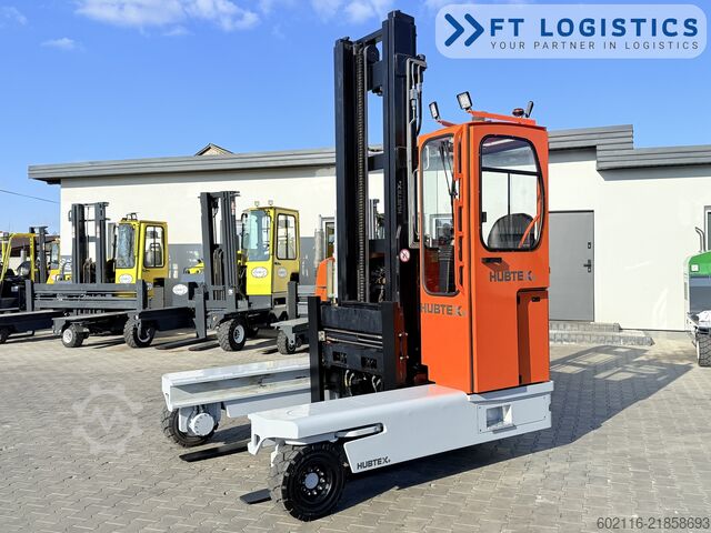 4-way forklift Hubtex DQ45G DUPLEX 5000 FORK-POSITIONER CABIN