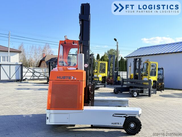 4-way forklift Hubtex DQ45G DUPLEX 5000 FORK-POSITIONER CABIN