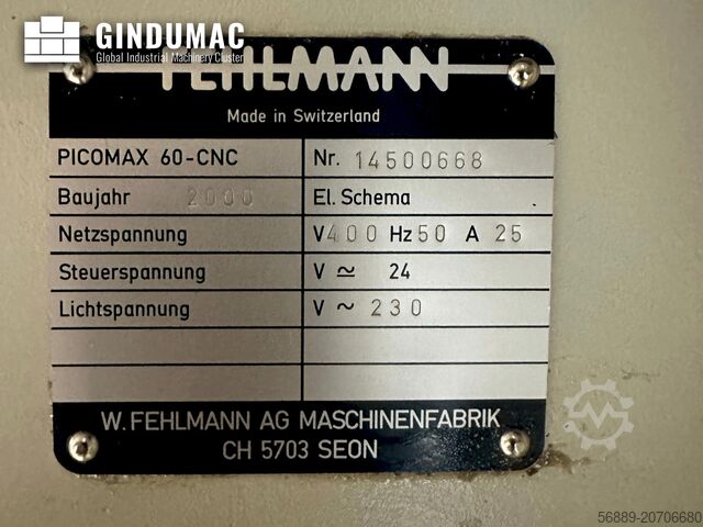 VERTIKALES BEARBEITUNGSZENTRUM FEHLMANN Picomax 60